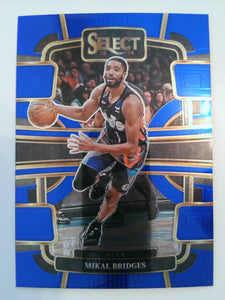 2023-24 Panini Select Basketball Blue (Retail Base) Mikal Bridges #34