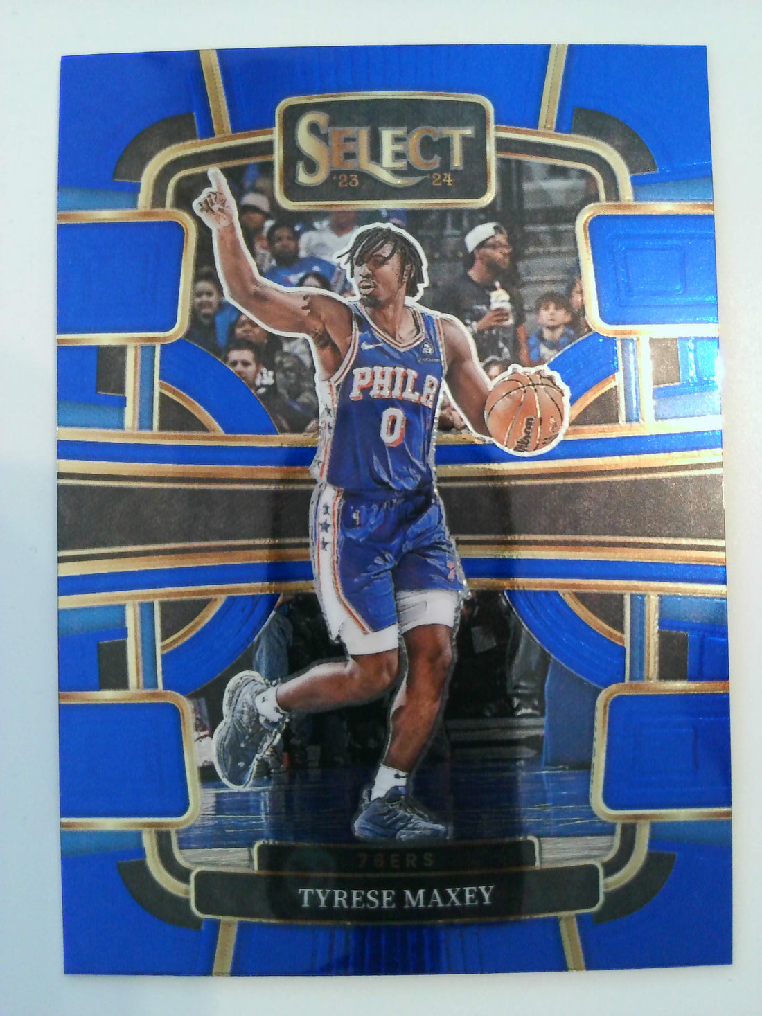 2023-24 Panini Select Basketball Blue (Retail Base) Tyrese Maxey #44