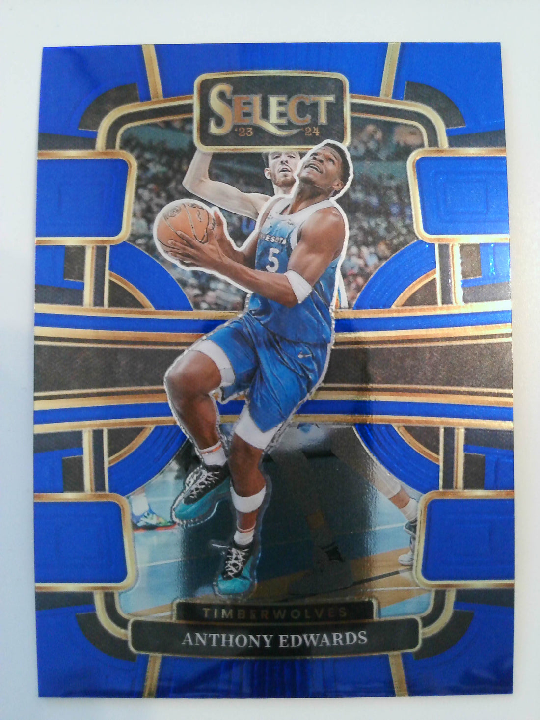 2023-24 Panini Select Basketball Blue (Retail Base) Anthony Edwards #37