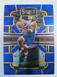 2023-24 Panini Select Basketball Blue (Retail Base) Anthony Edwards #37
