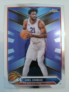 2023-24 Topps Chrome Basketball Joel Embiid #100