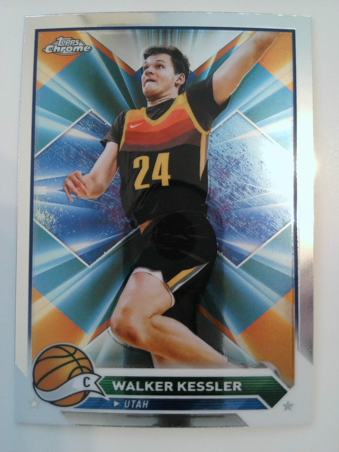 2023-24 Topps Chrome Basketball Walker Kessler #185