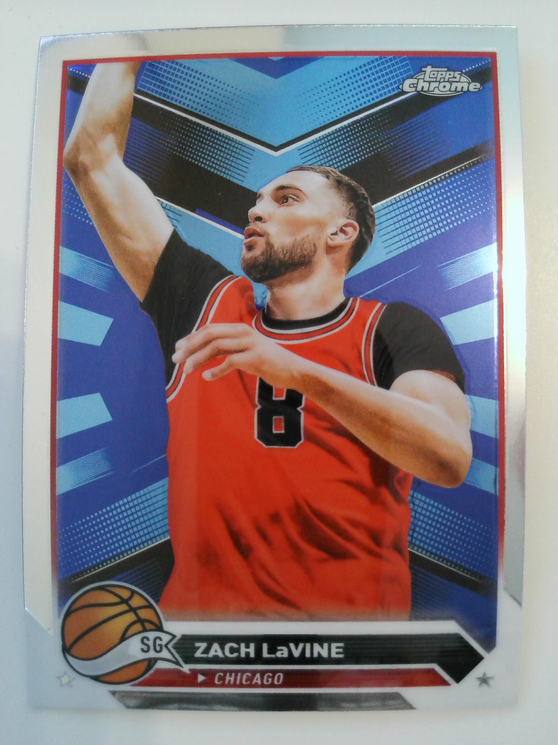 2023-24 Topps Chrome Basketball Zach LaVine #55
