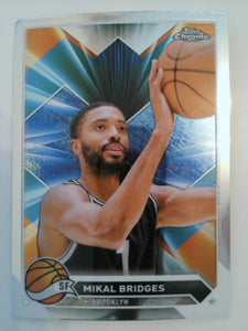 2023-24 Topps Chrome Basketball Mikal Bridges #2