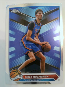 2023-24 Topps Chrome Basketball Chet Holmgren #196