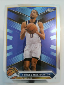 2023-24 Topps Chrome Basketball Tyrese Haliburton #4