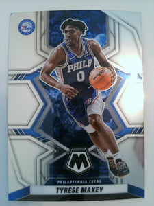 2021-22 Panini Mosaic Basketball Tyrese Maxey #49