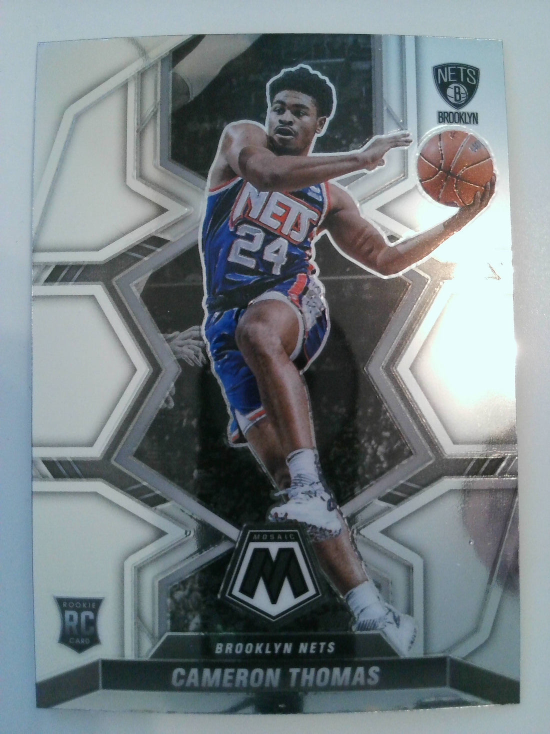 2021-22 Panini Mosaic Basketball Cameron Thomas #215 Rookie