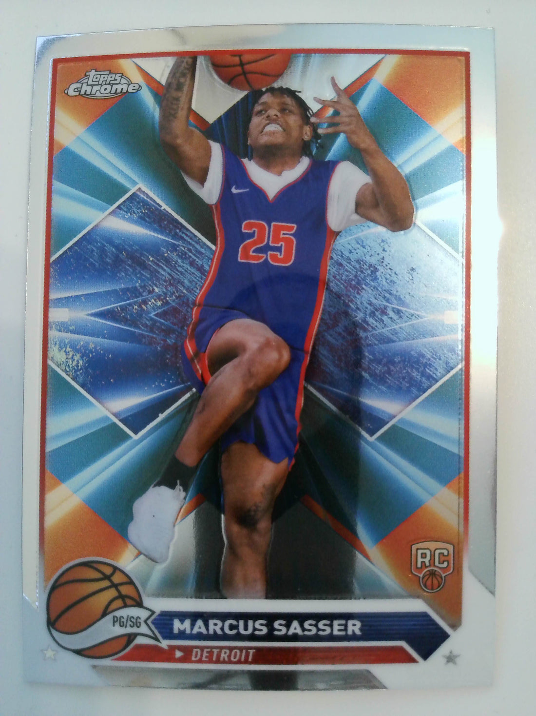 2023-24 Topps Chrome Basketball Marcus Sasser #140 Rookie