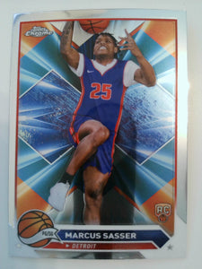 2023-24 Topps Chrome Basketball Marcus Sasser #140 Rookie