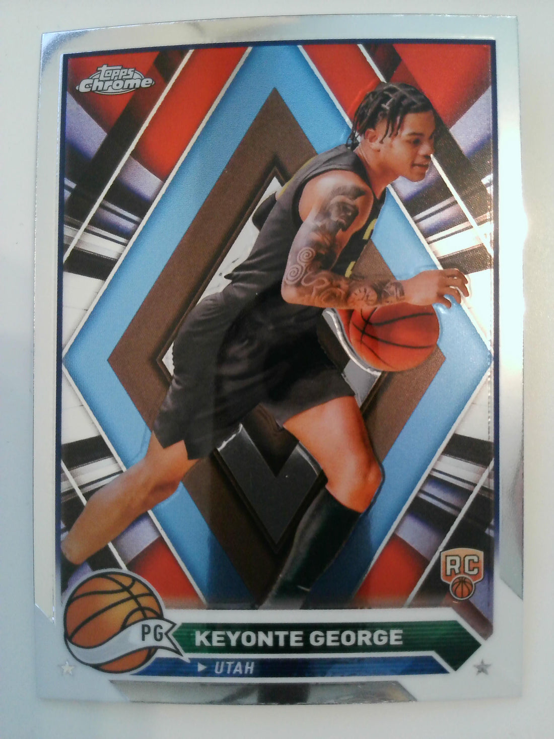 2023-24 Topps Chrome Basketball Keyonte George #153 Rookie