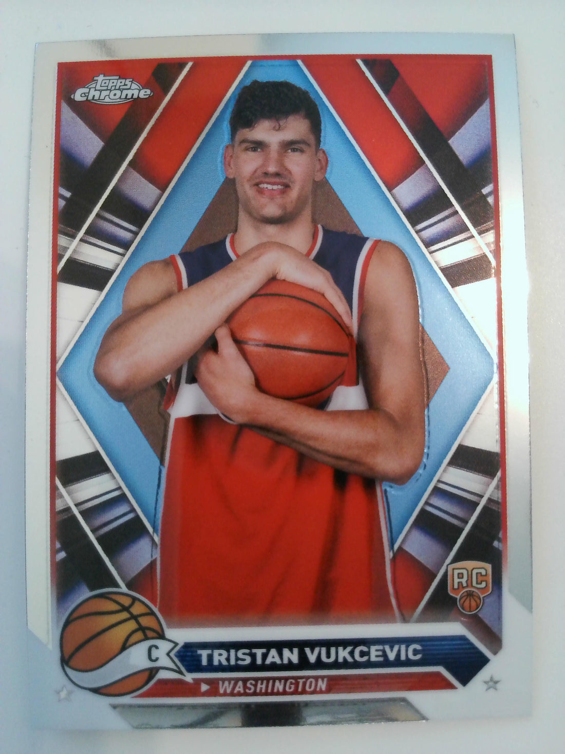2023-24 Topps Chrome Basketball Tristan Vukcevic #114 Rookie