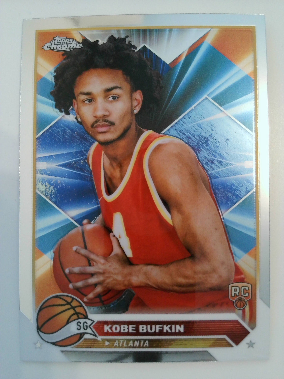 2023-24 Topps Chrome Basketball Kobe Bufkin #197 Rookie