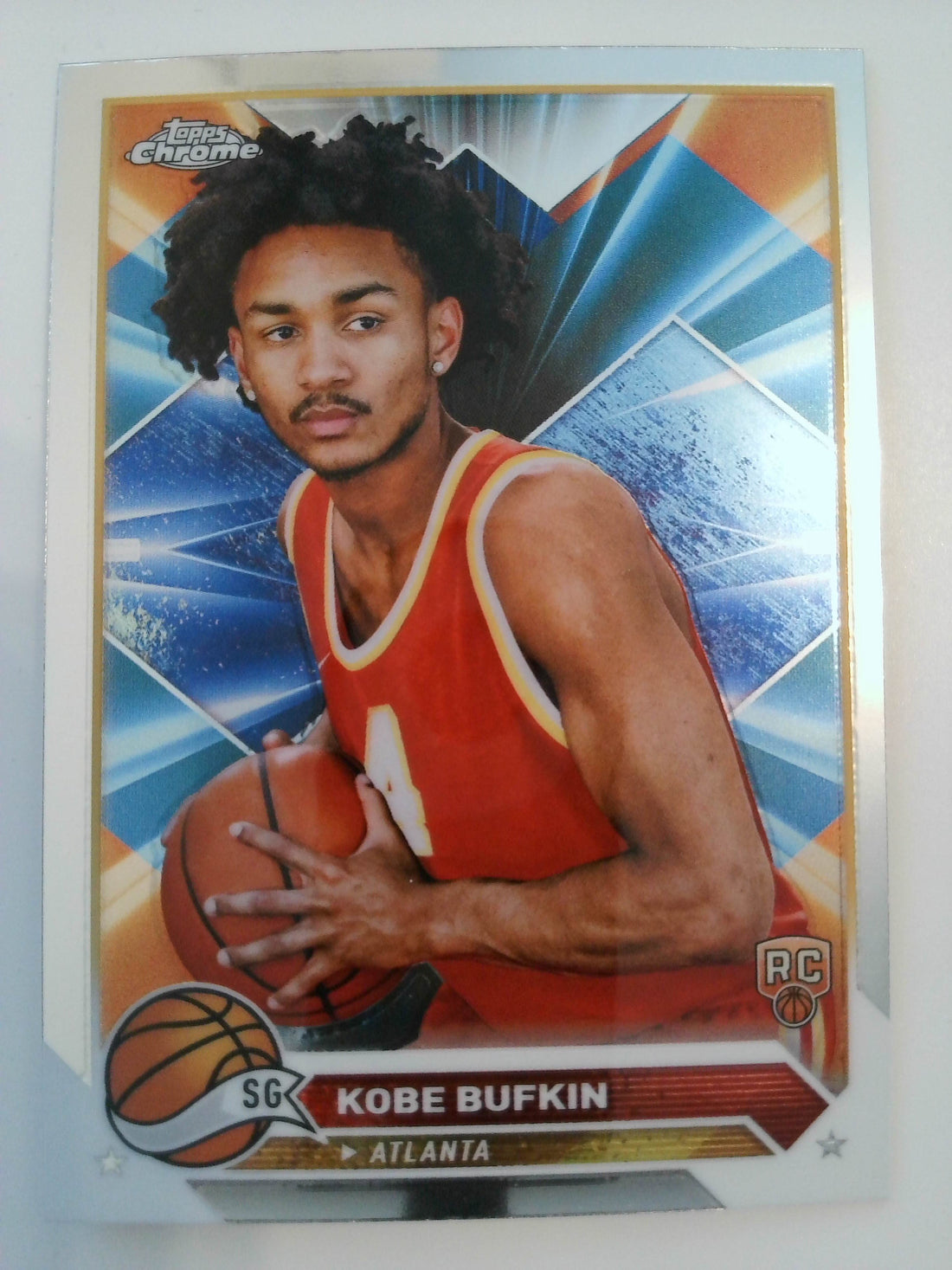 2023-24 Topps Chrome Basketball Kobe Bufkin #197 Rookie