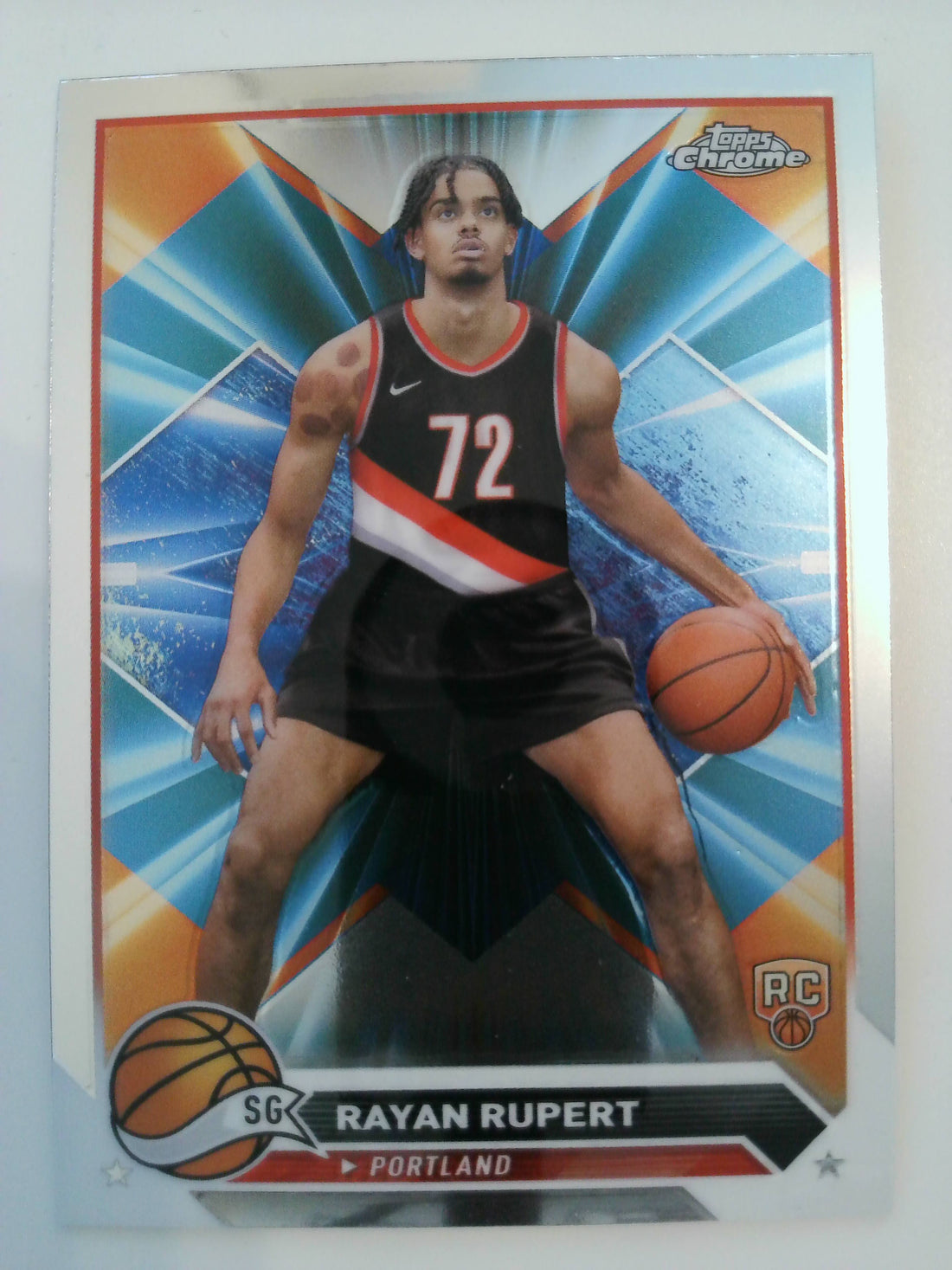 2023-24 Topps Chrome Basketball Rayan Rupert #155 Rookie