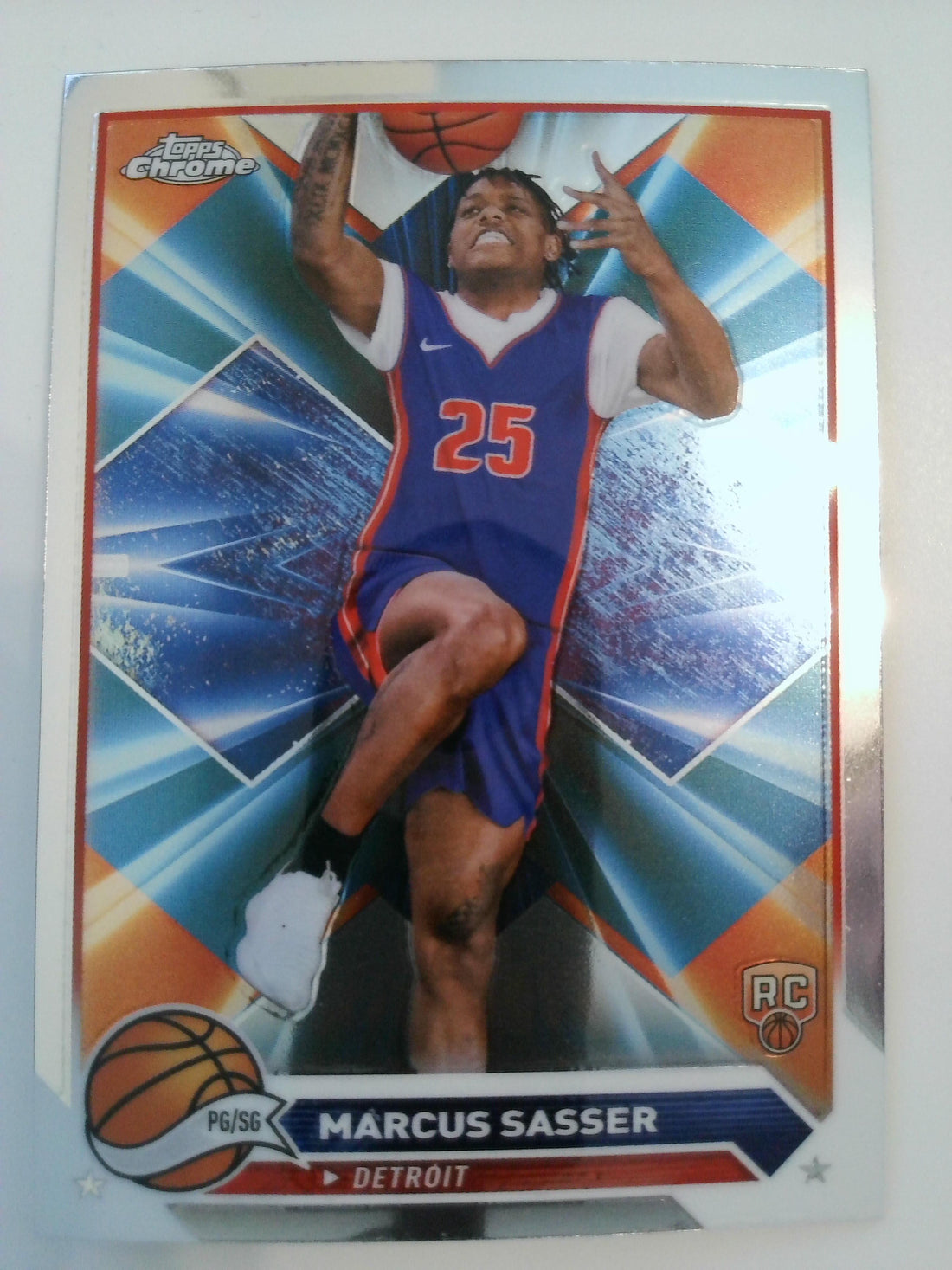 2023-24 Topps Chrome Basketball Marcus Sasser #140 Rookie