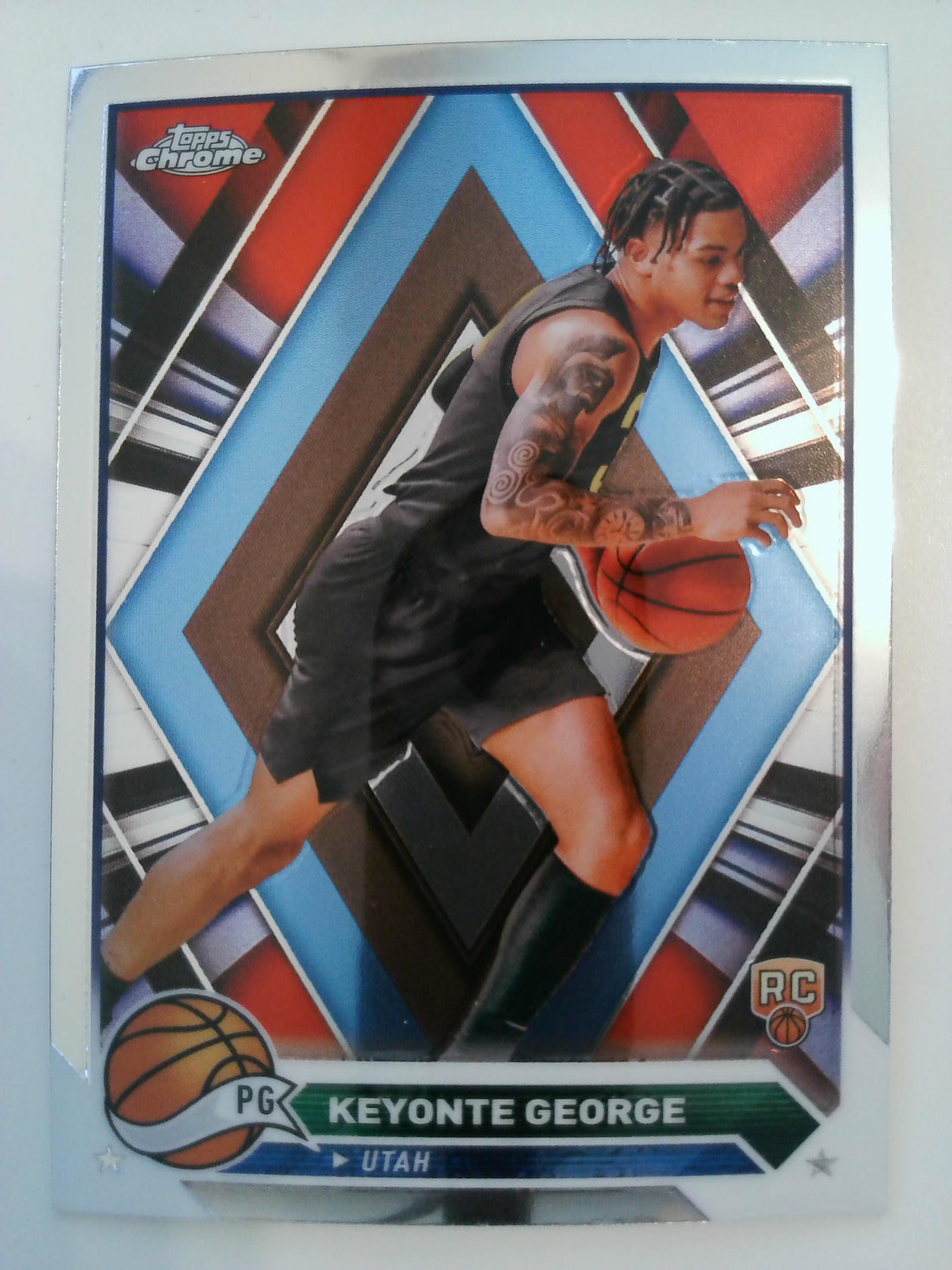 2023-24 Topps Chrome Basketball Keyonte George #153 Rookie
