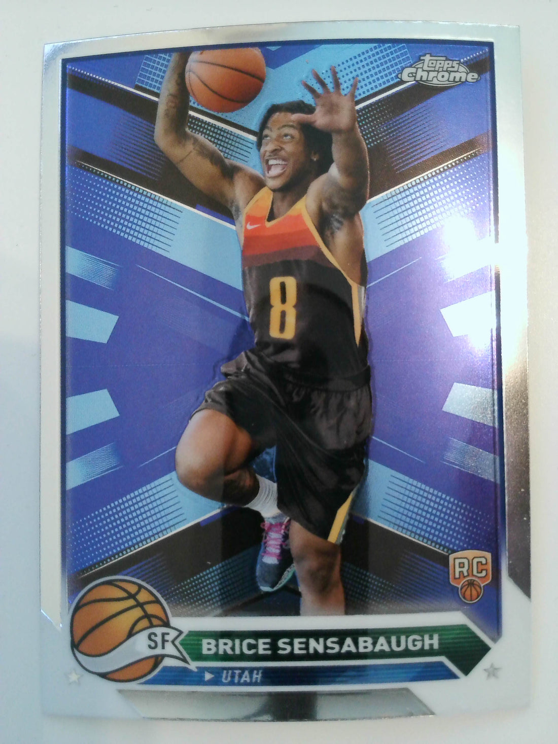 2023-24 Topps Chrome Basketball Brice Sensabaugh #73 Rookie