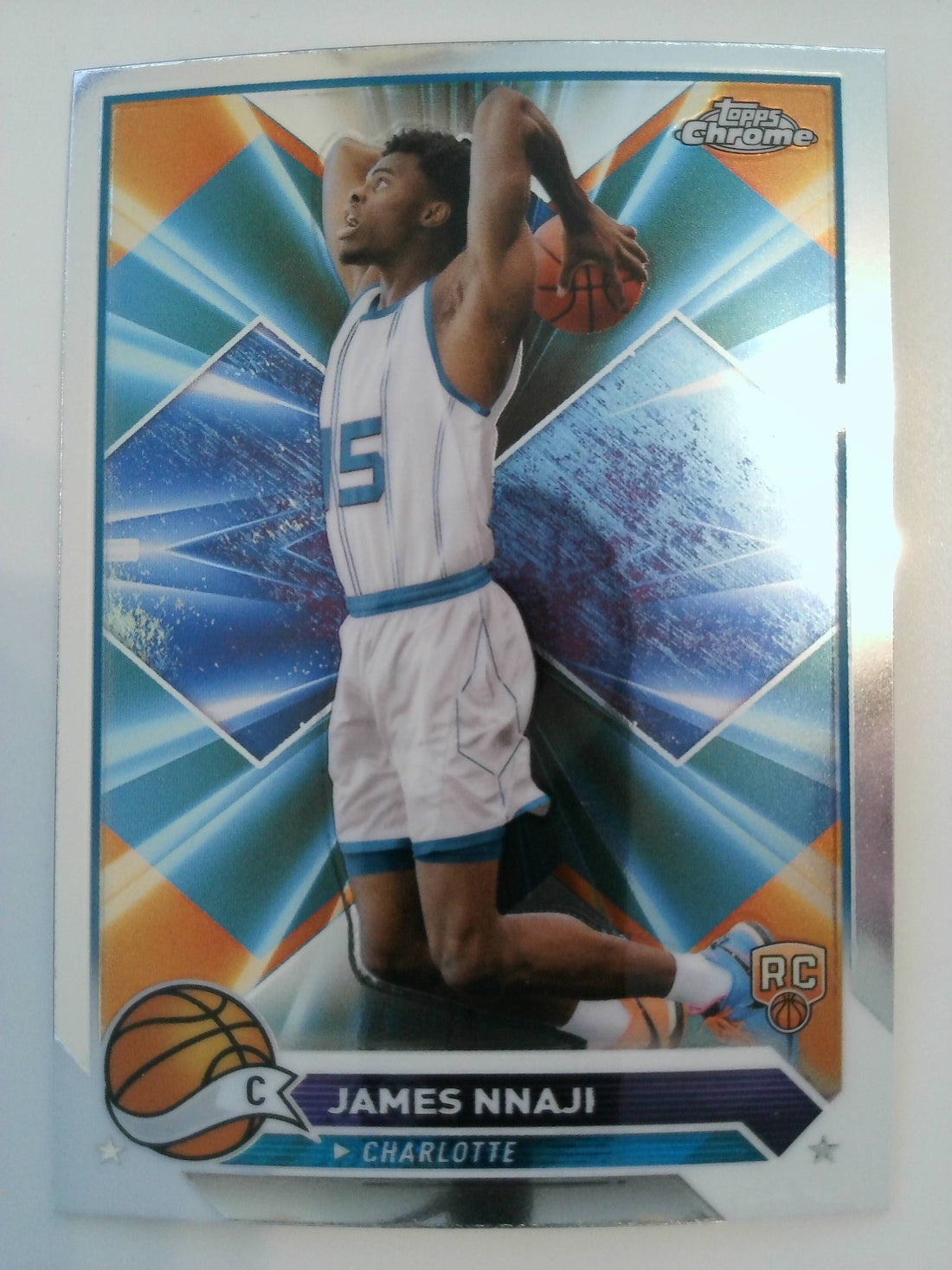 2023-24 Topps Chrome Basketball James Nnaji #173 Rookie