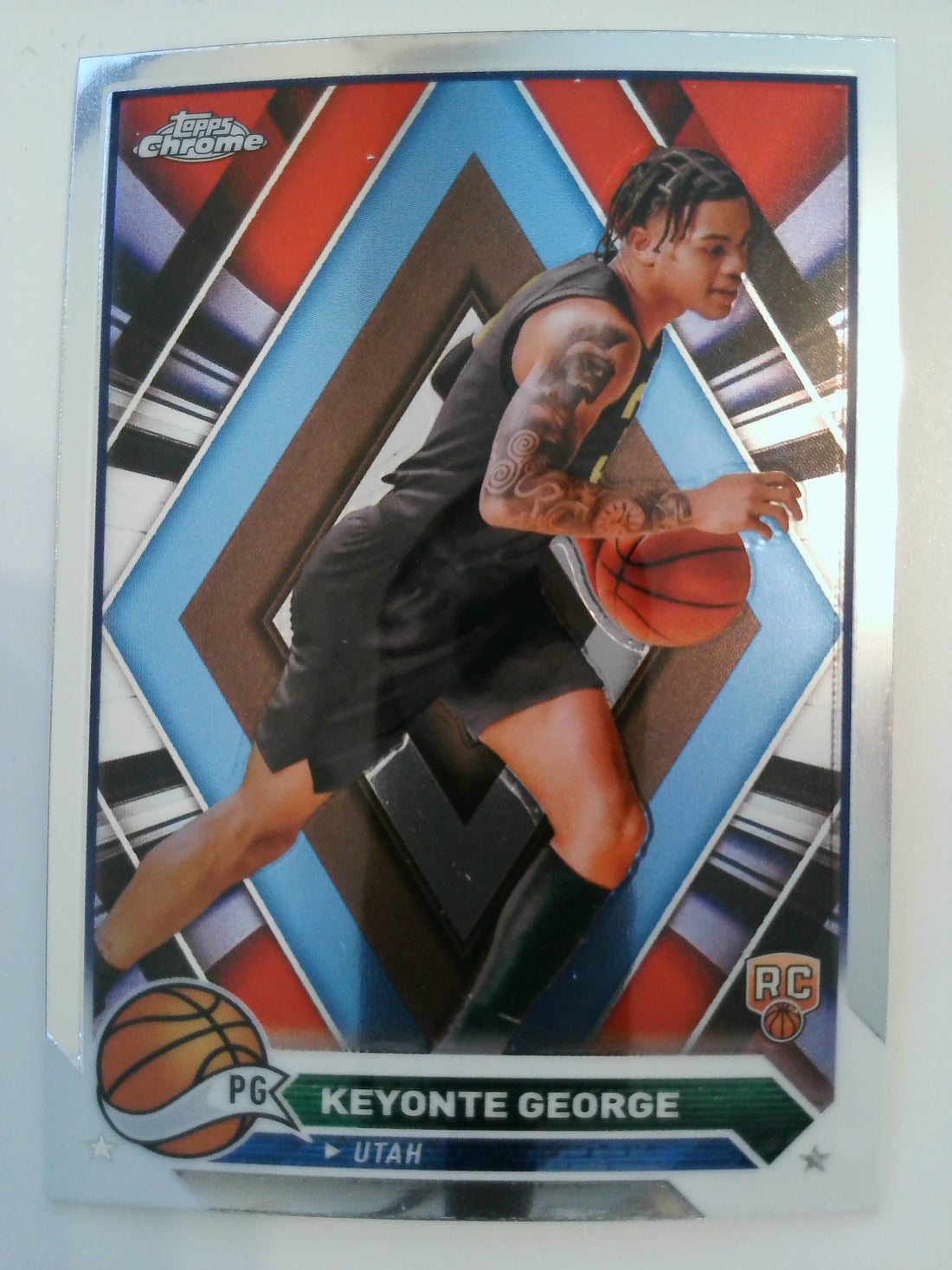 2023-24 Topps Chrome Basketball Keyonte George #153 Rookie