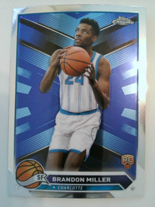 2023-24 Topps Chrome Basketball Brandon Miller #127 Rookie