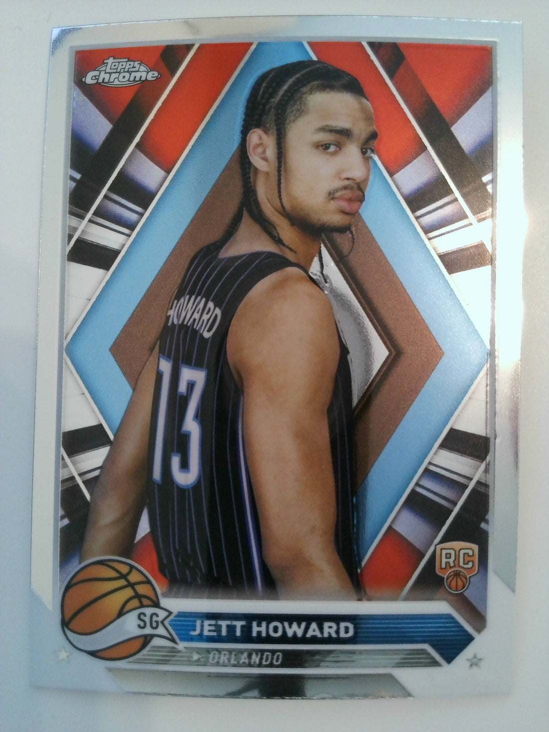2023-24 Topps Chrome Basketball Jett Howard #6 Rookie