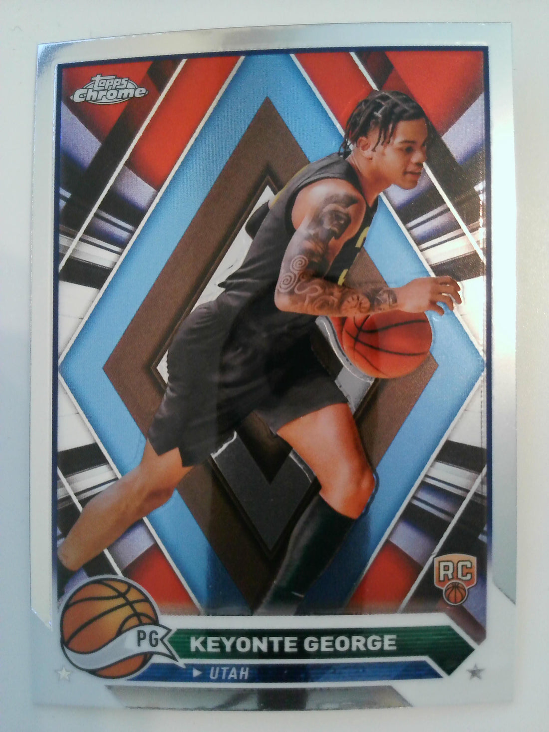 2023-24 Topps Chrome Basketball Keyonte George #153 Rookie