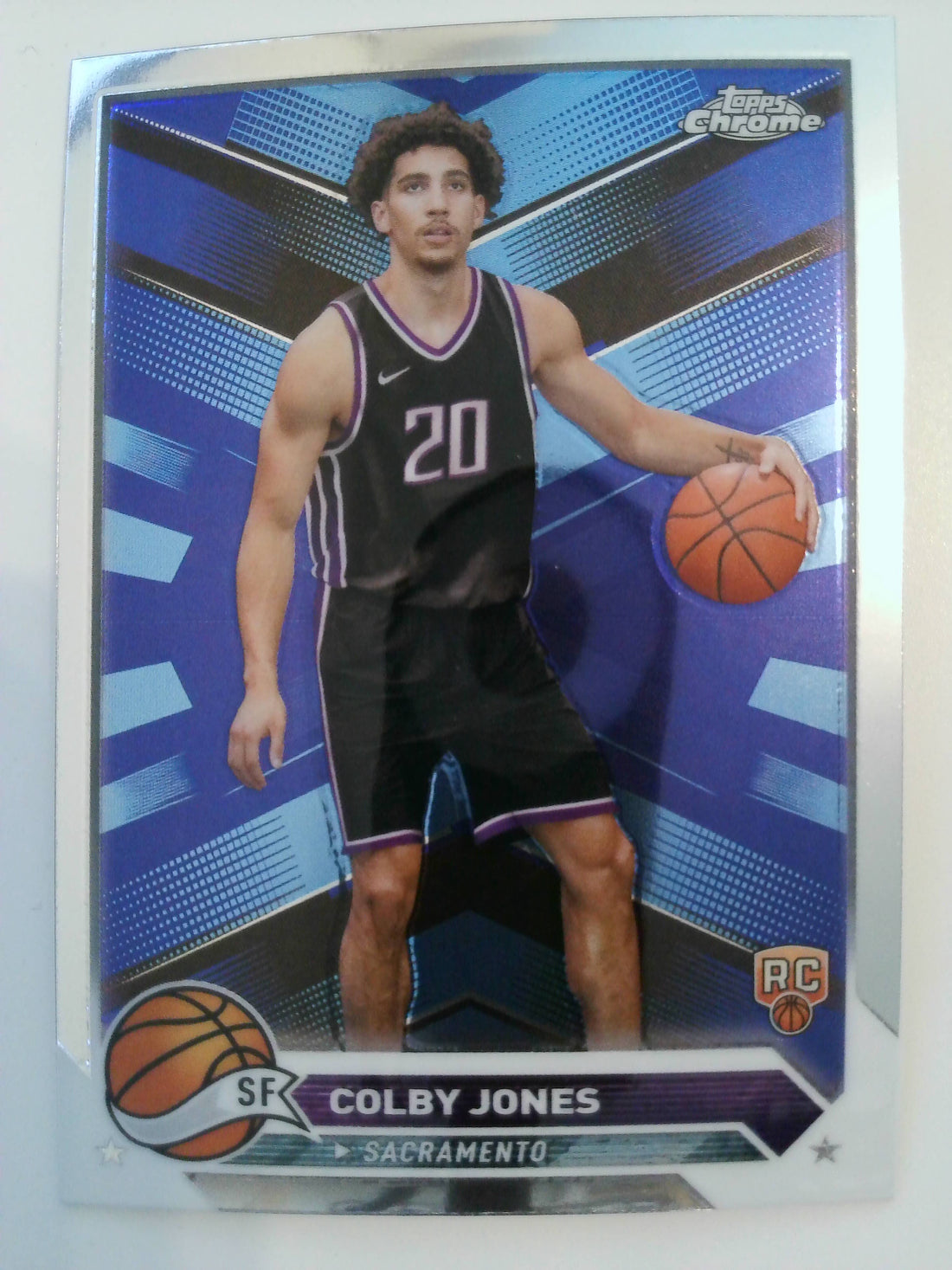 2023-24 Topps Chrome Basketball Colby Jones #91 Rookie
