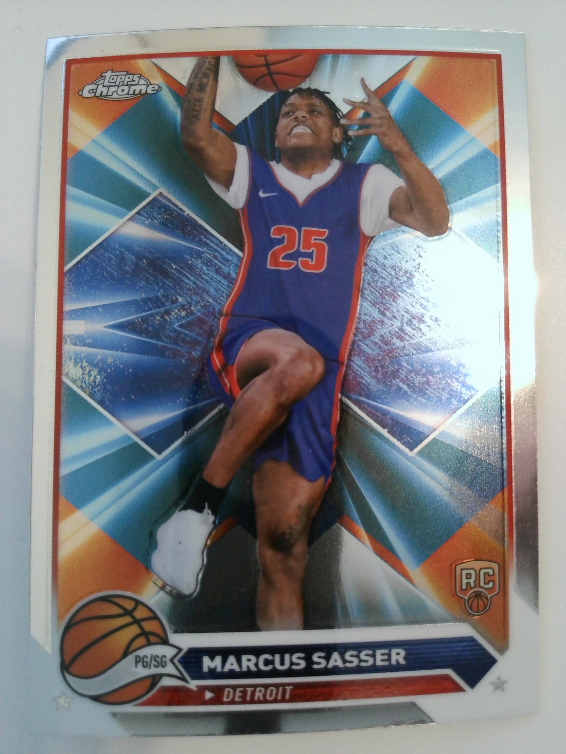 2023-24 Topps Chrome Basketball Marcus Sasser #140 Rookie