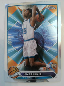 2023-24 Topps Chrome Basketball James Nnaji #173 Rookie