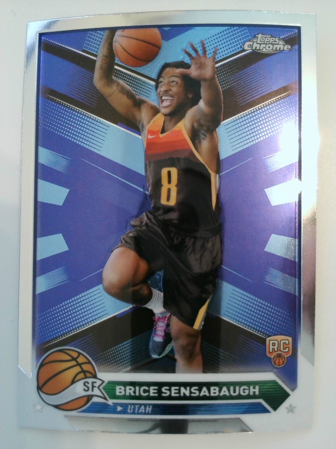2023-24 Topps Chrome Basketball Brice Sensabaugh #73 Rookie