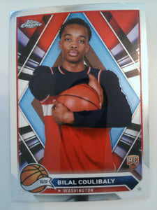 2023-24 Topps Chrome Basketball Bilal Coulibaly #171 Rookie