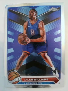 2023-24 Topps Chrome Basketball Jalen Williams #184