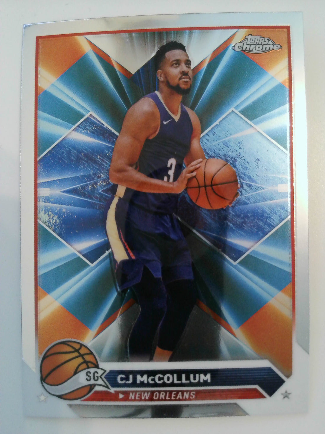 2023-24 Topps Chrome Basketball CJ McCollum #47
