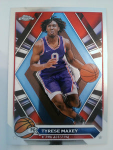 2023-24 Topps Chrome Basketball Tyrese Maxey #33