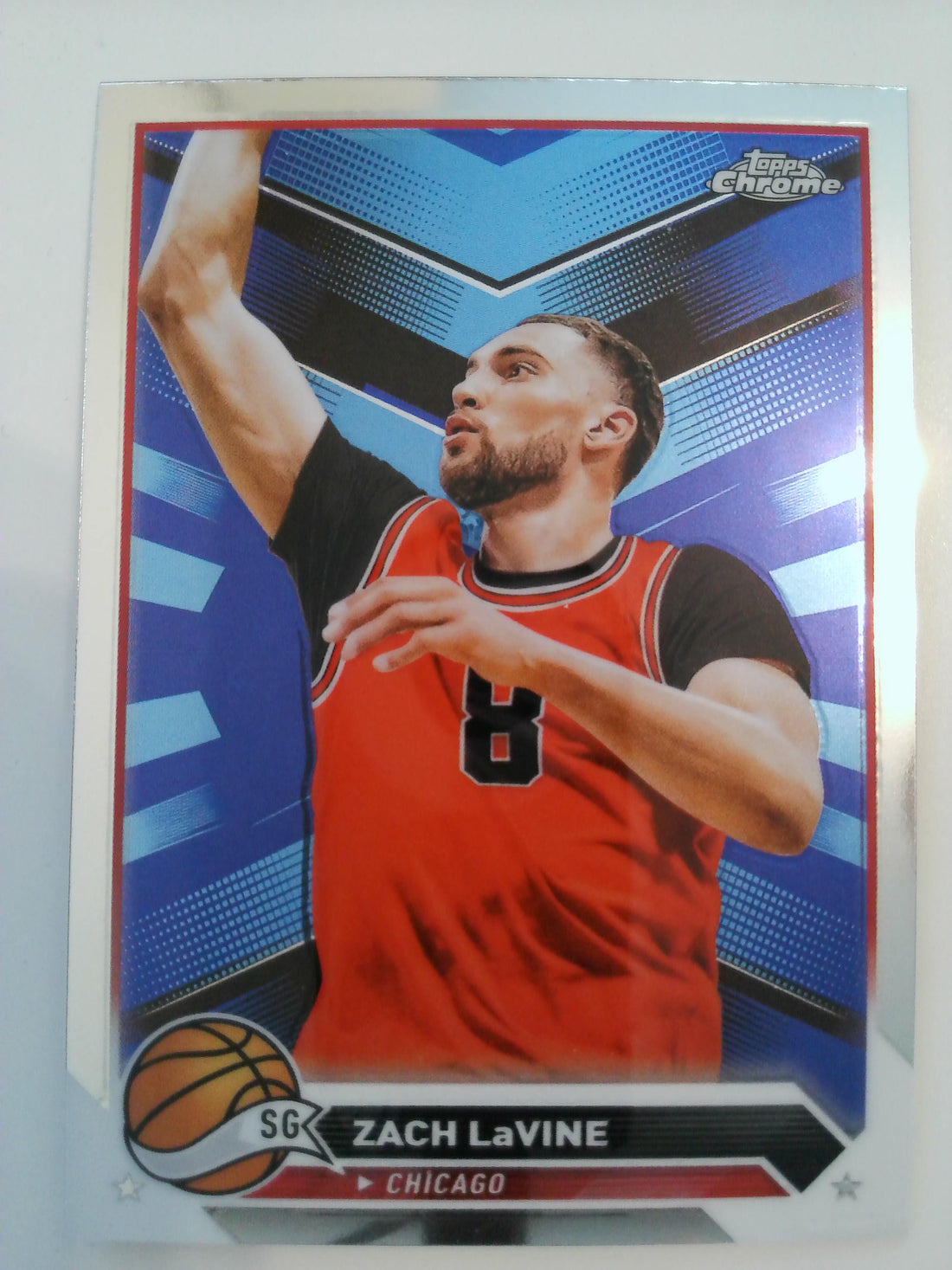 2023-24 Topps Chrome Basketball Zach LaVine #55