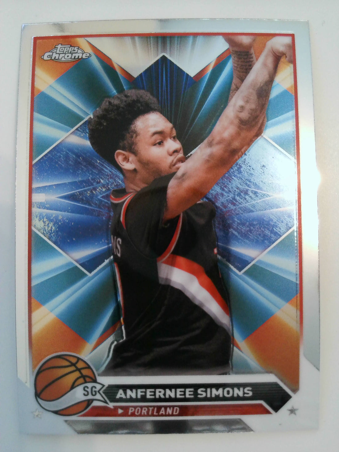 2023-24 Topps Chrome Basketball Anfernee Simons #143