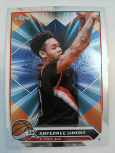 2023-24 Topps Chrome Basketball Anfernee Simons #143