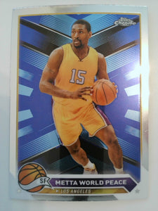 2023-24 Topps Chrome Basketball Metta World Peace #13