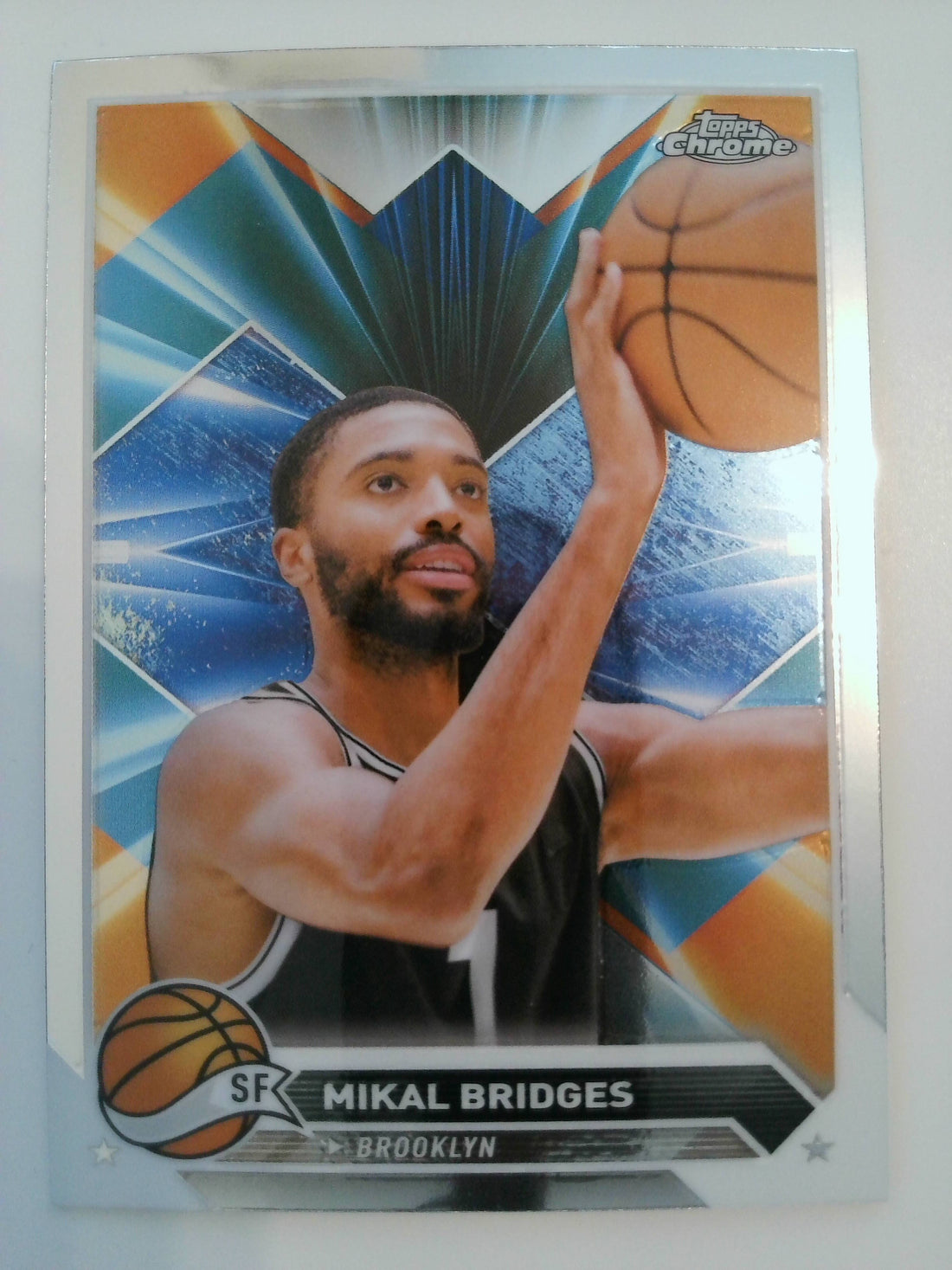 2023-24 Topps Chrome Basketball Mikal Bridges #2