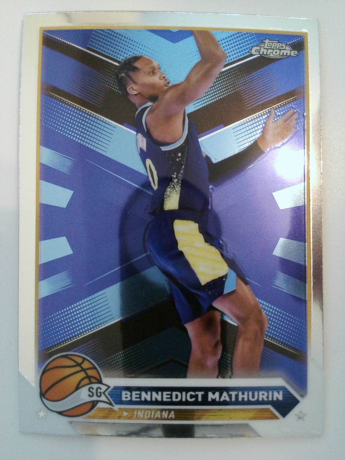 2023-24 Topps Chrome Basketball Bennedict Mathurin #76