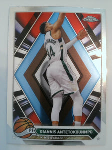 2023-24 Topps Chrome Basketball Giannis Antetokounmpo #15