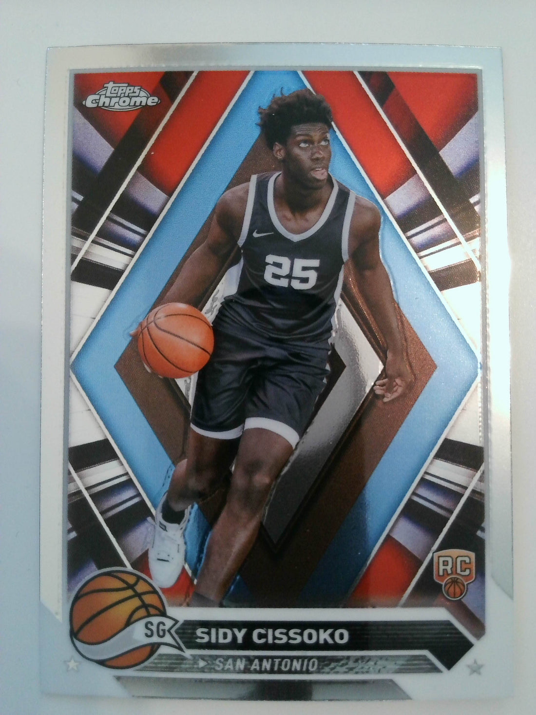 2023-24 Topps Chrome Basketball Sidy Cissoko #57 Rookie