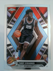 2023-24 Topps Chrome Basketball Sidy Cissoko #57 Rookie