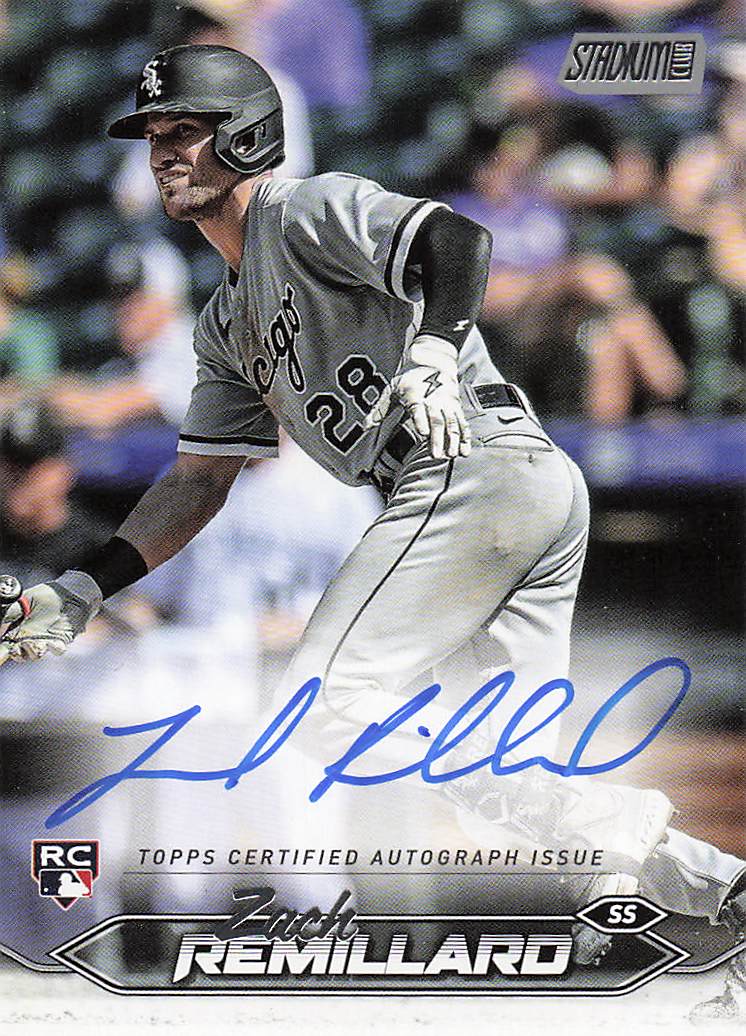 2024 Stadium Club Baseball Autographs Zach Remillard #SCBA-ZR