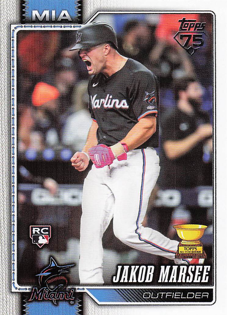 2026 Topps Baseball Jakob Marsee #37 Rookie