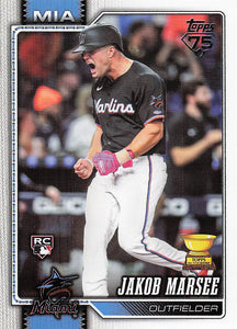 2026 Topps Baseball Jakob Marsee #37 Rookie