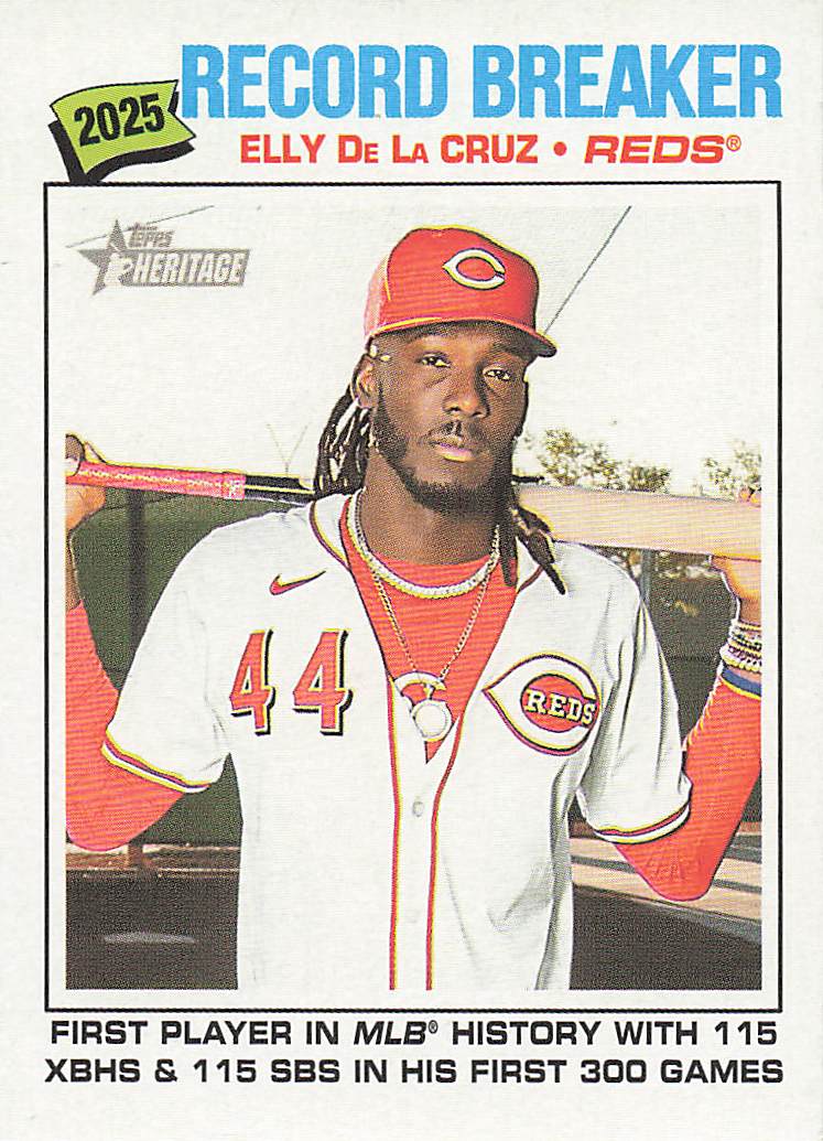 2026 Topps Heritage Baseball Elly De La Cruz #233