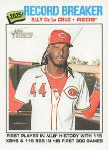 2026 Topps Heritage Baseball Elly De La Cruz #233