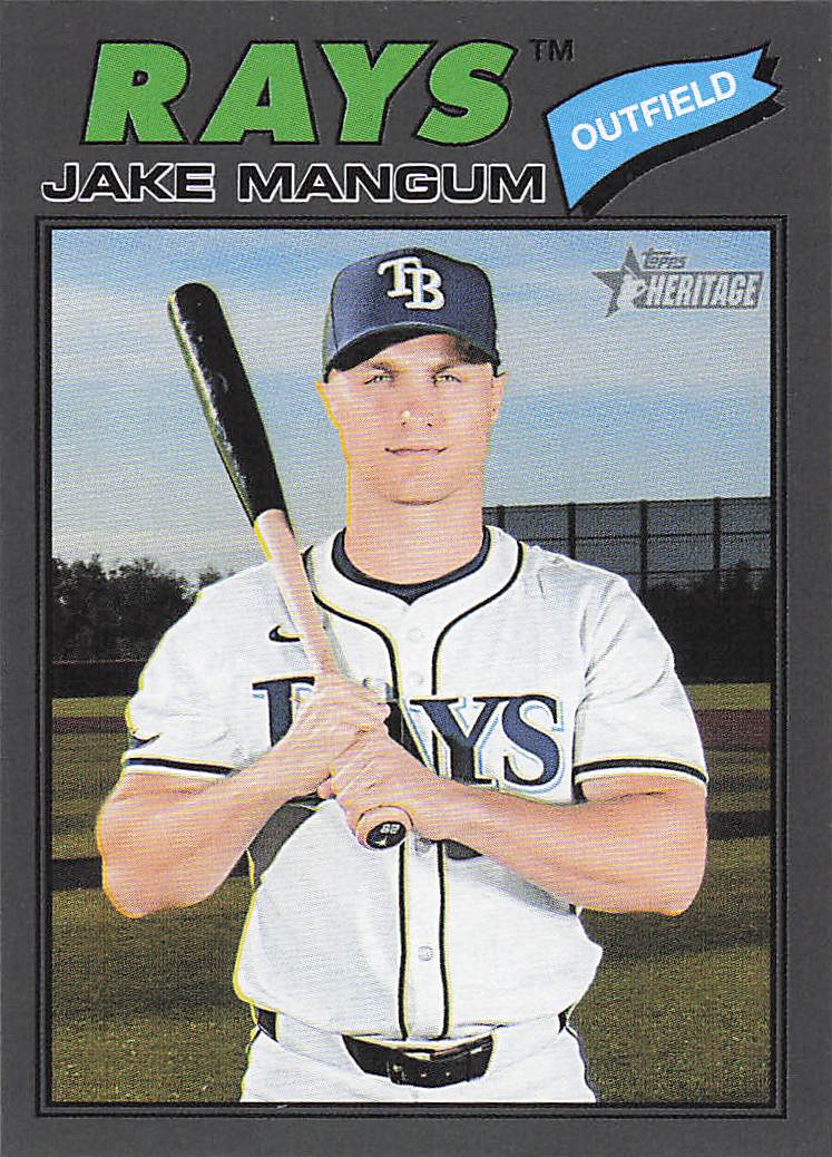 2026 Topps Heritage Baseball Dark Gray Jake Mangum #227